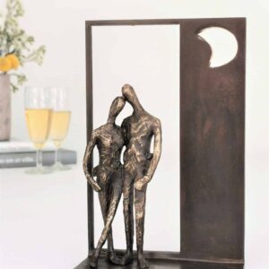 FLY ME TO THE MOON - ægte bronze