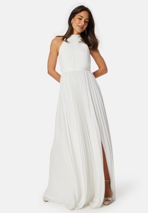 Bubbleroom Occasion Pleated Wedding Gown White 38