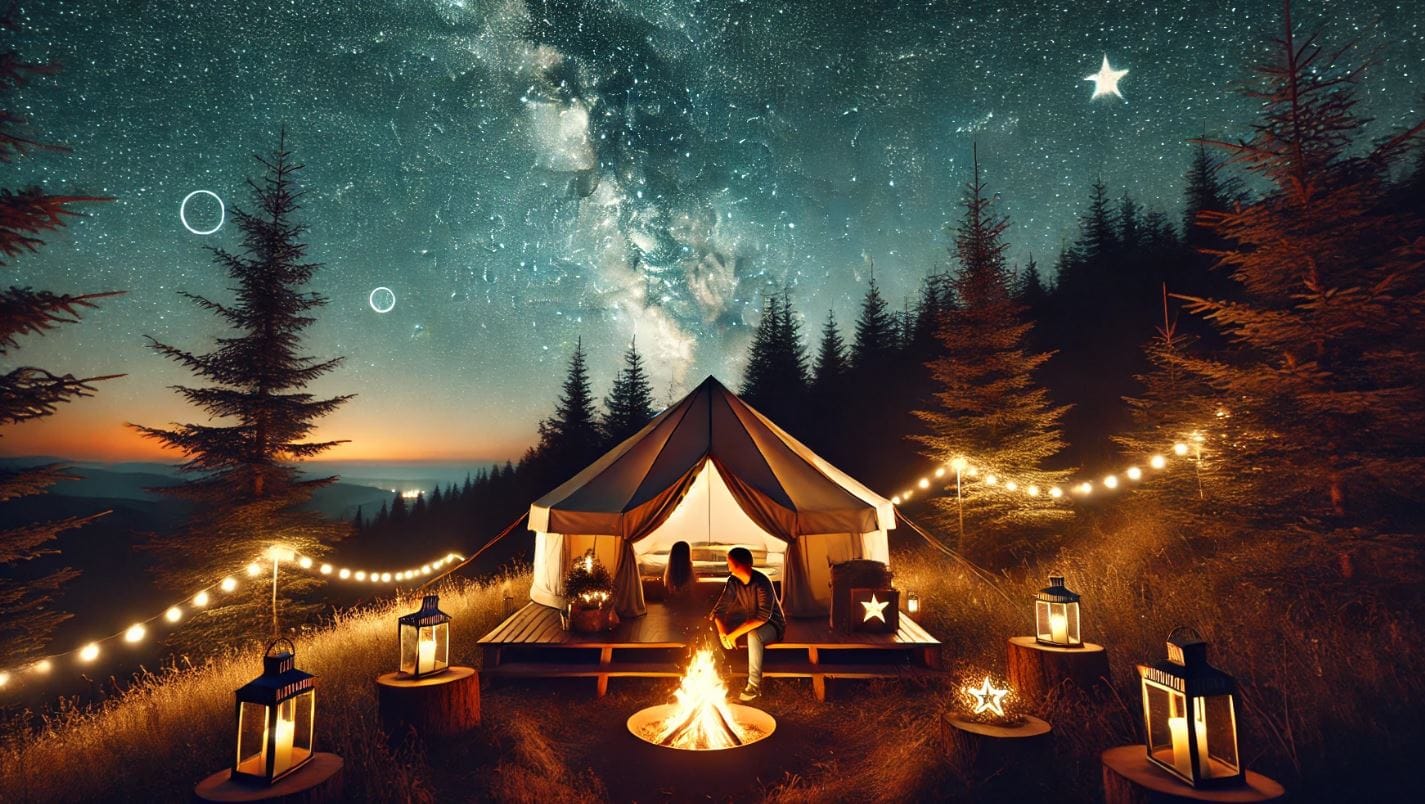 Glamping bryllupsrejse